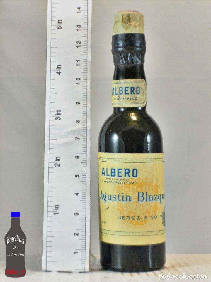 Sammlung von Weinen und Lik&ouml;ren: BOTELLITA BOTELLIN ALBERO JEREZ FINO AGUSTIN BLAZQUEZ JEREZ DE LA FRONTERA
