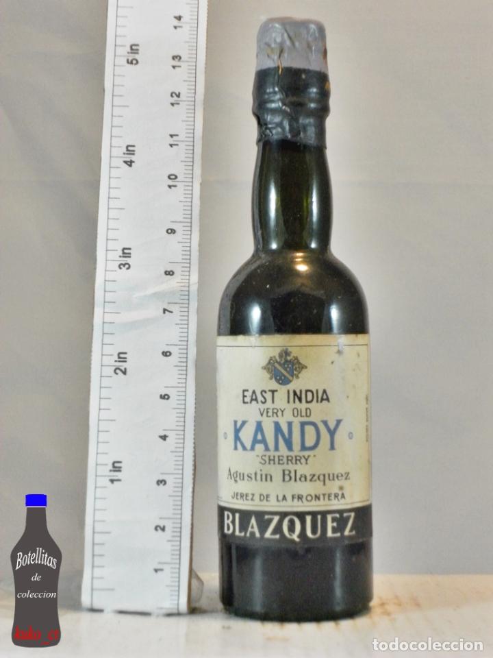 Sammlung von Weinen und Lik&ouml;ren: BOTELLITA BOTELLIN KANDY EAST INDIA VERY OLD SHERRY AGUSTIN BLAZQUEZ JEREZ DE LA FRONTERA