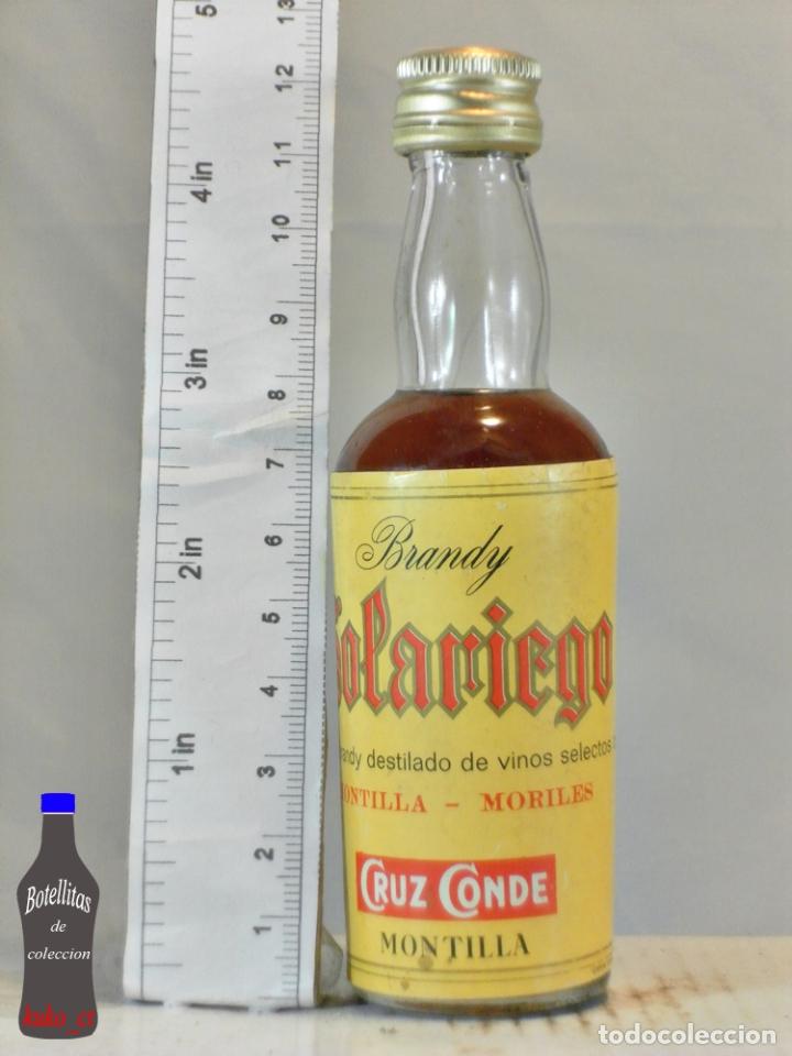 Coleccionismo de vinos y licores: BOTELLITA BOTELLIN CRUZ CONDE BRANDY SOLARIEGO MONTILLA