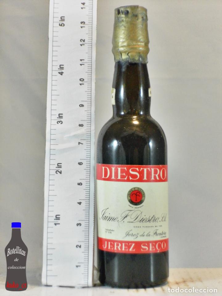 Sammlung von Weinen und Lik&ouml;ren: BOTELLITA BOTELLIN JEREZ SECO DIESTRO JAIME F. DIESTRO JEREZ DE LA FRONTERA
