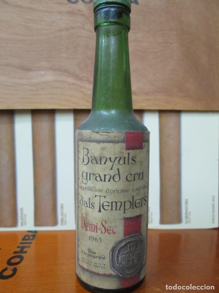 Sammlung von Weinen und Lik&ouml;ren: ANTIGUO BOTELLIN, BANYULS GRAND CRU SEMI SEC, DALS TEMPLERS 1963