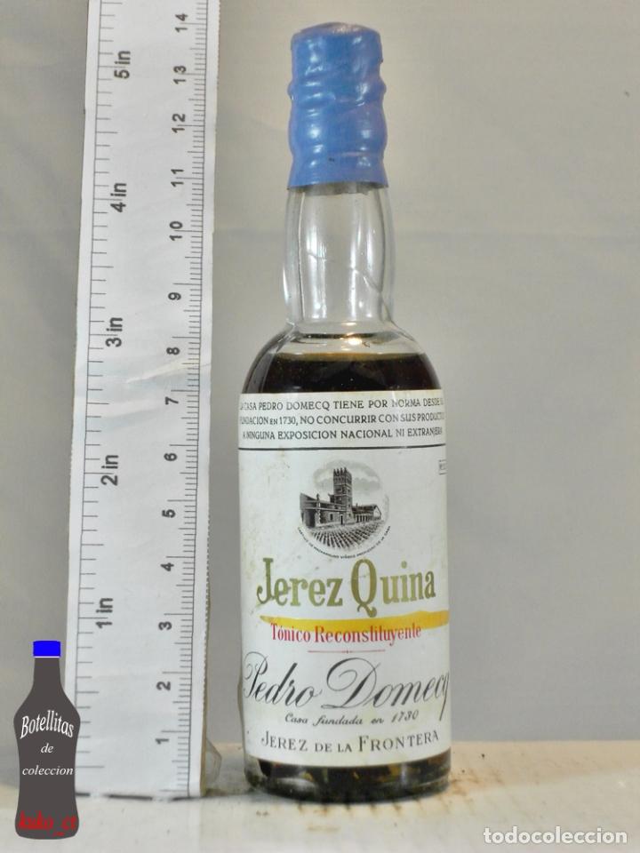 Coleccionismo de vinos y licores: BOTELLITA BOTELLIN JEREZ QUINA TONICO PEDRO DOMECQ JEREZ DE LA FRONTERA