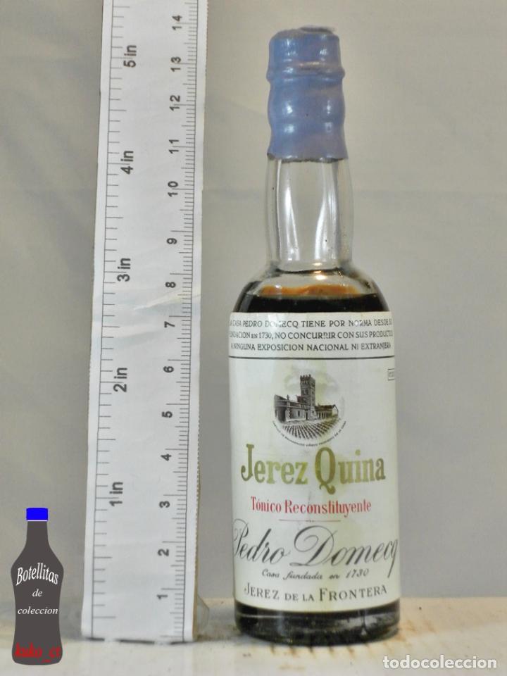Coleccionismo de vinos y licores: BOTELLITA BOTELLIN JEREZ QUINA TONICO PEDRO DOMECQ JEREZ DE LA FRONTERA