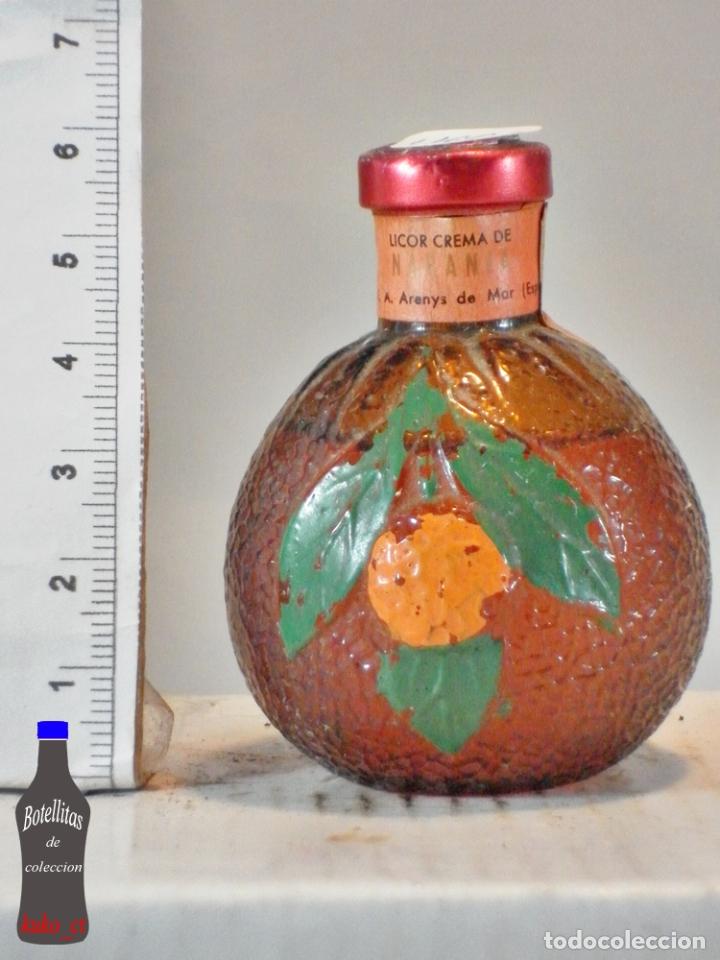 Sammlung von Weinen und Lik&ouml;ren: BOTELLITA BOTELLIN CREMA DE NARANJA DESTILERIAS MOLLFULLEDA S.A. ARENYS DE MAR ESPA&Ntilde;A