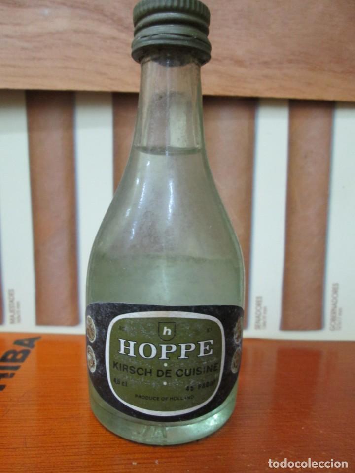 Collection of wines and liquors: ANTIGUO BOTELLIN, HOPPE KIRSCH DE CUISINE