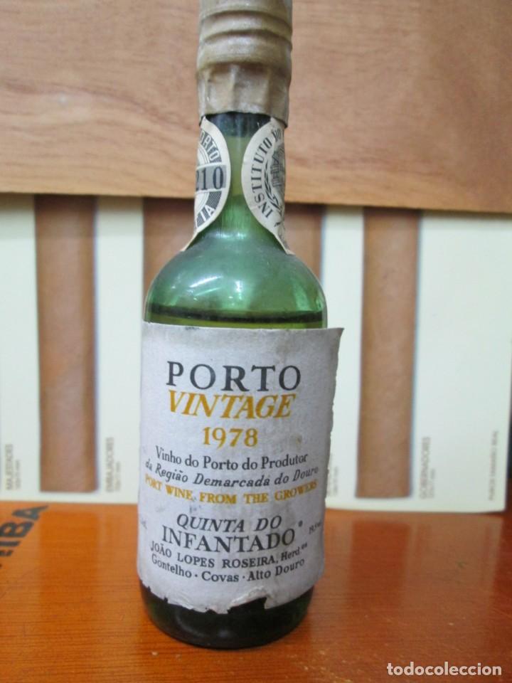 Collection of wines and liquors: ANTIGUO BOTELLIN, PORTO VINTAGE 1978