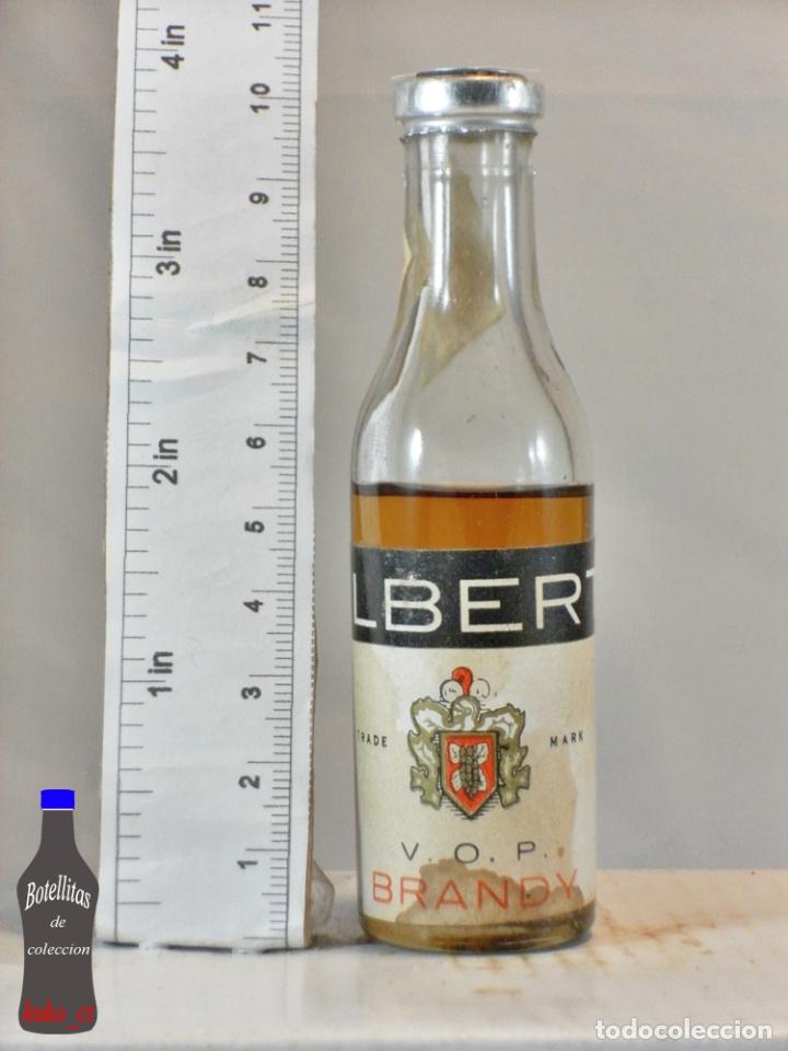 Coleccionismo de vinos y licores: BOTELLITA BOTELLIN V.O.P. BRANDY DESTILERIAS ALBERTI VILLAFRANCA DEL PANADES ESPA&Ntilde;A