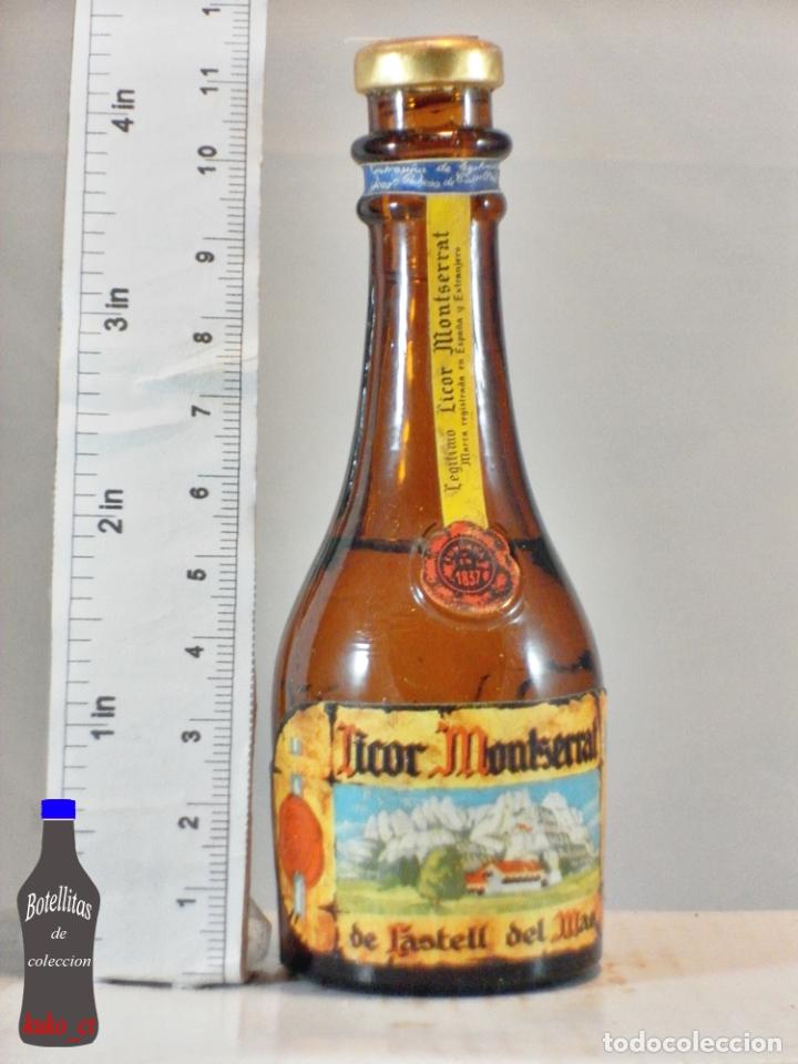 Coleccionismo de vinos y licores: BOTELLITA BOTELLIN LICOR MONTSERRAT CASTELL DEL MAS