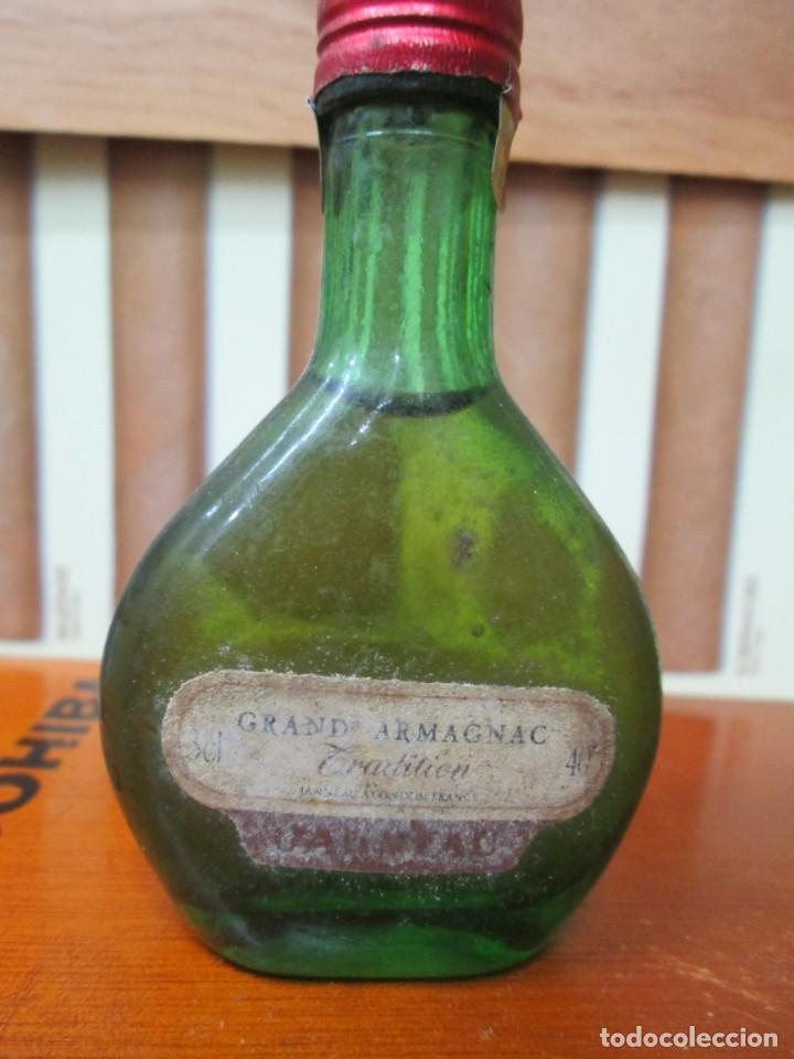 Collection of wines and liquors: ANTIGUO BOTELLIN, GRAND ARMAGNAC TRADITION