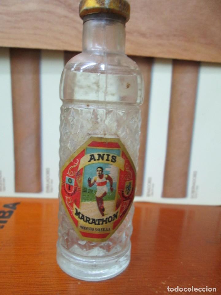 Collection of wines and liquors: ANTIGUO BOTELLIN, ANIS MARATHON