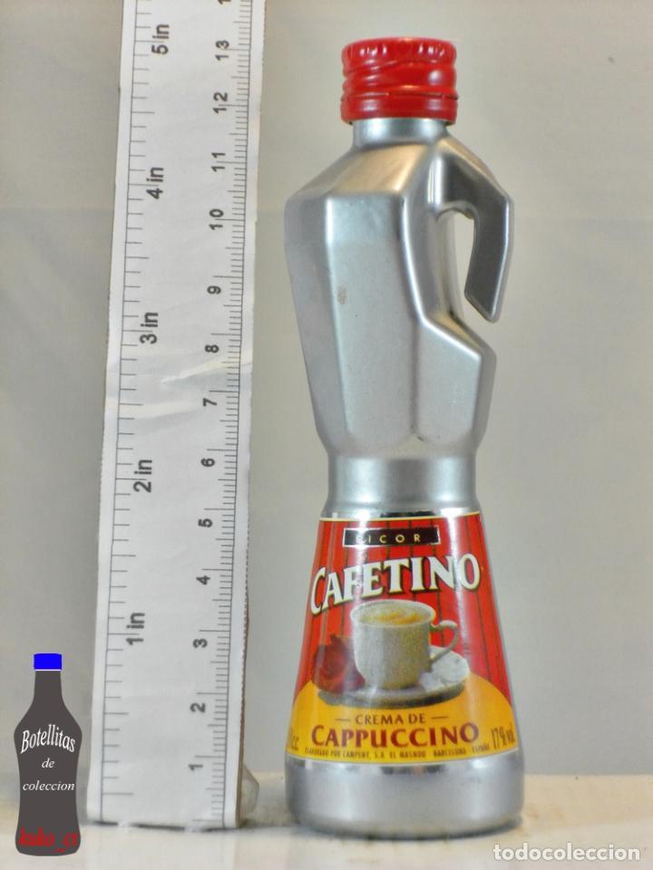 Coleccionismo de vinos y licores: BOTELLITA BOTELLIN LICOR CAFETINO CAMPENY S.A. EL MASNOU BARCELONA ESPA&Ntilde;A FIGURA CAFETERA