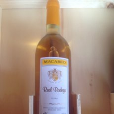 Coleccionismo de vinos y licores: VINO MACABEO ,REAL BODEGA,D.O LA MANCHA VINOS DE SOCUELLAMOS,75 CL. Lote 195772026
