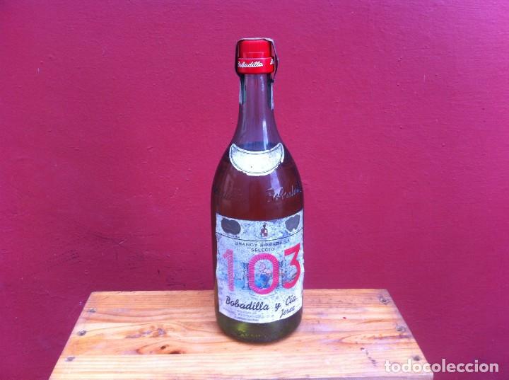Sammlung von Weinen und Lik&ouml;ren: BOTELLA. BRANDY BOBADILLA SELECTO 103. PRECINTO CUATRO PESETAS