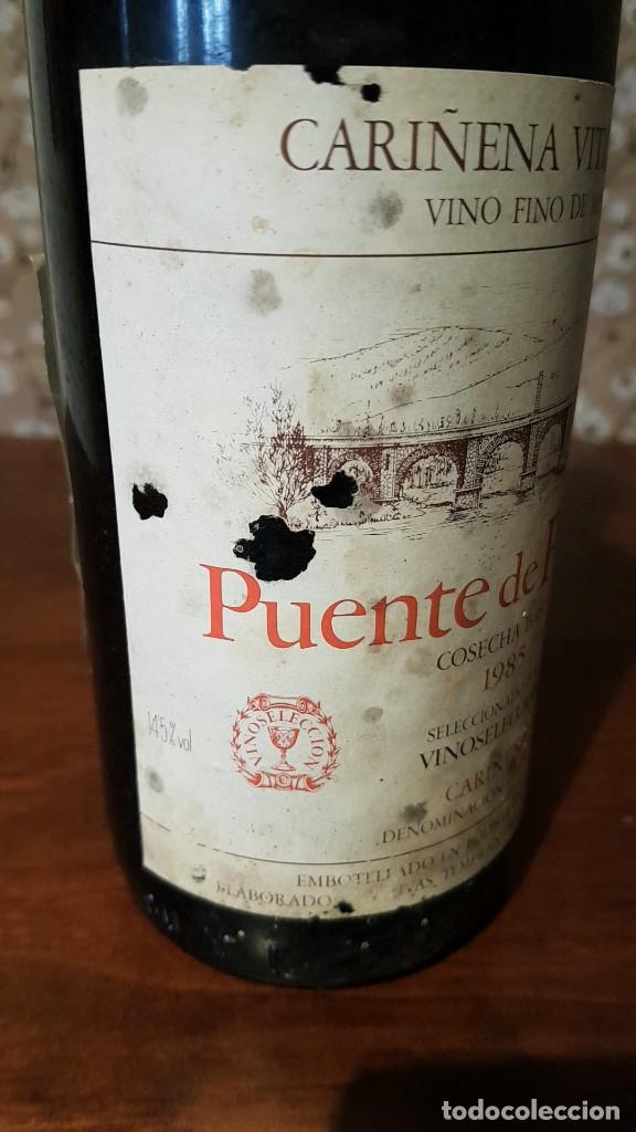 Antigua Botella De Vino Tinto Puente De Piedra Comprar Coleccionismo De Vinos Licores Y