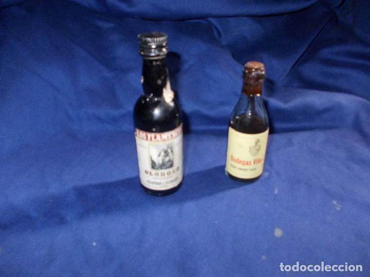 Coleccionismo de vinos y licores: botellinas de vino-2