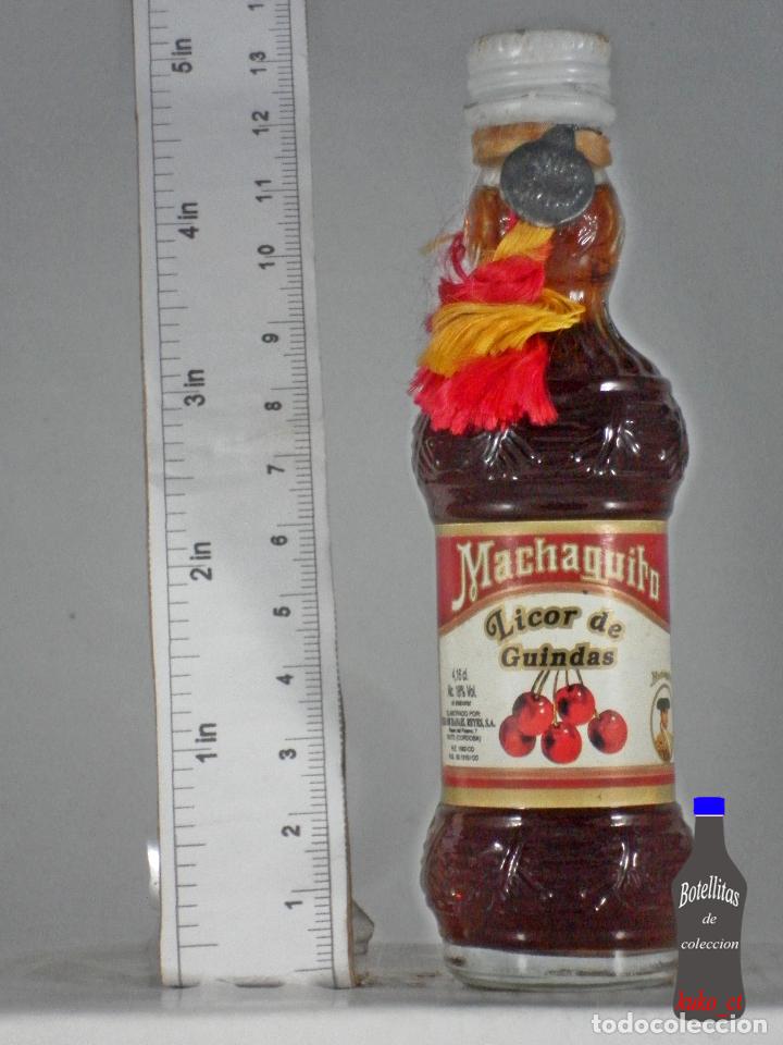 Coleccionismo de vinos y licores: BOTELLITA BOTELLIN LICOR DE GUINDAS MACHAQUITO HIJO DE RAFAEL REYES S.A. RUTE ESPA&Ntilde;A