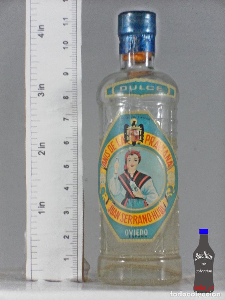 Sammlung von Weinen und Lik&ouml;ren: BOTELLITA BOTELLIN ANIS DULCE DE LA PRAVIANA JUAN SERRANO E HIJOS OVIEDO