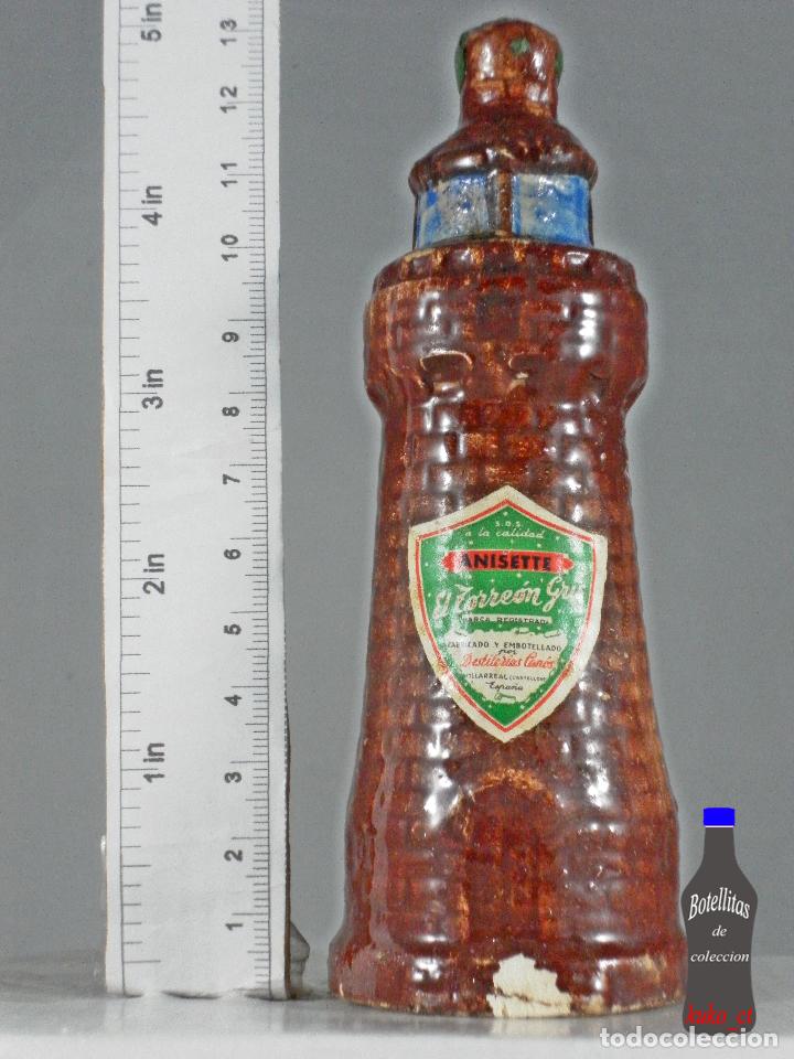 Sammlung von Weinen und Lik&ouml;ren: BOTELLITA BOTELLIN ANIS ANISETTE EL TORREON GRIS DESTILERIAS CANOS VILLARREAL