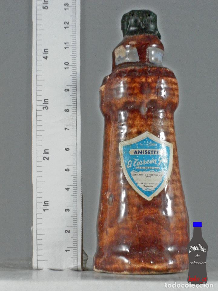 Collectionnisme de vins et liqueurs: BOTELLITA BOTELLIN ANIS ANISETTE EL TORREON GRIS DESTILERIAS CANOS VILLARREAL