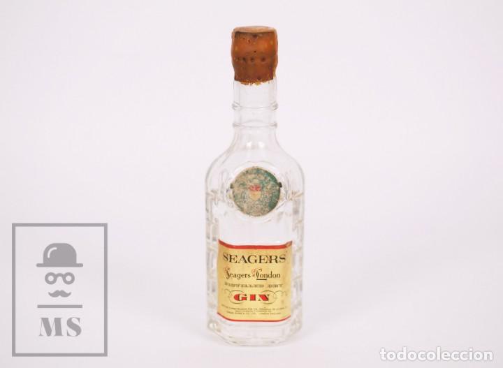 Coleccionismo de vinos y licores: Botell&iacute;n Medio Lleno - Seagers Gin / Ginebra - Seager Evans / Co. - A&ntilde;os 70-80
