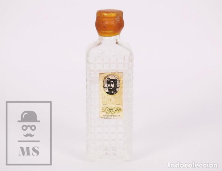 Coleccionismo de vinos y licores: Botell&iacute;n Medio Lleno - Helice Dry Gin / Ginebra - Destiler&iacute;as Morey, Mallorca - A&ntilde;os 70-80