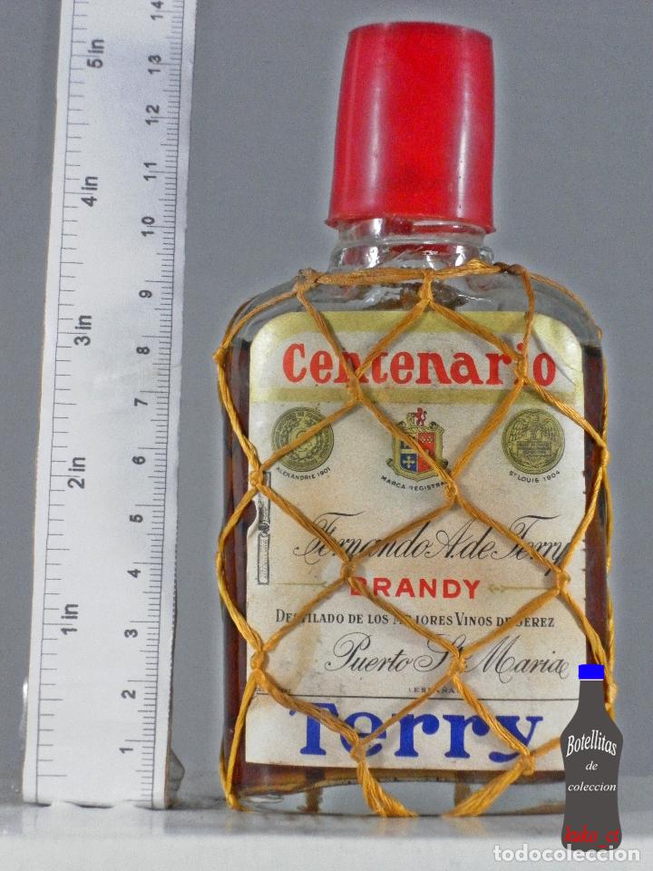 Coleccionismo de vinos y licores: BOTELLITA BOTELLIN TERRY CENTENARIO BRANDY FERNANDO A. DE TERRY PUERTO DE SANTA MARIA