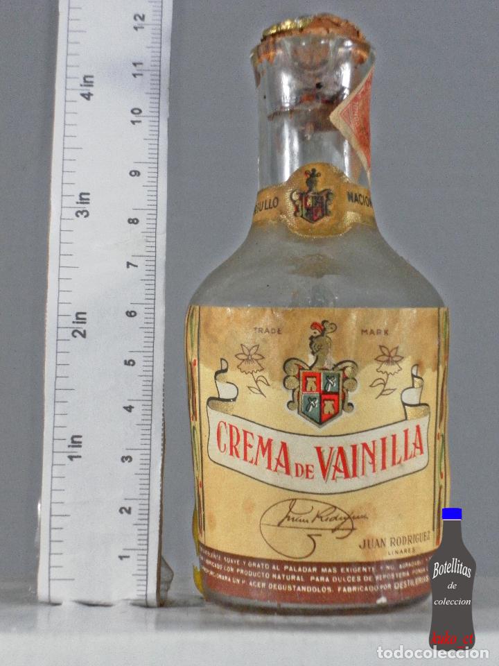 Collectionnisme de vins et liqueurs: BOTELLITA BOTELLIN CREMA DE VAINILLA JUAN RODRIGUEZ LINARES