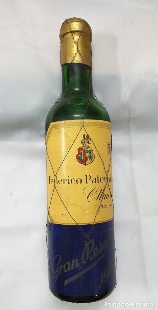 Collection of wines and liquors: PATERNINA GRAN RESERVA 1928 3/8 MUY BIEN CONSERVADA