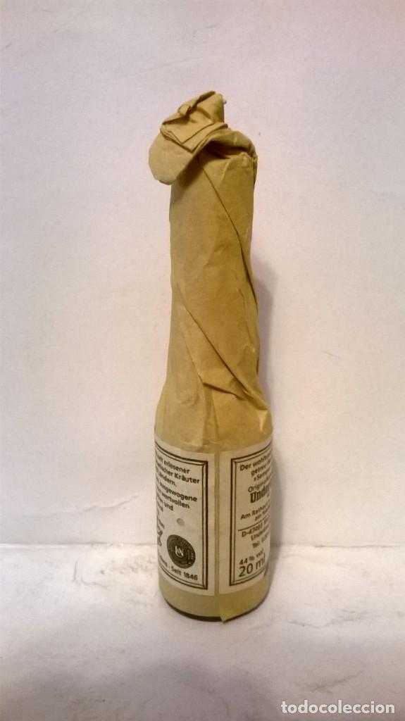 Coleccionismo de vinos y licores: Botellin bebida Underberg - Foto 2