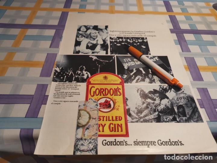 Coleccionismo de vinos y licores: GINEBRA DRY GIN GORDON'S ANUNCIO PUBLICIDAD REVISTA 1984