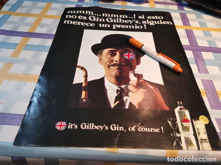Coleccionismo de vinos y licores: GINEBRA GILBEY'S GIN ANUNCIO PUBLICIDAD REVISTA 1968