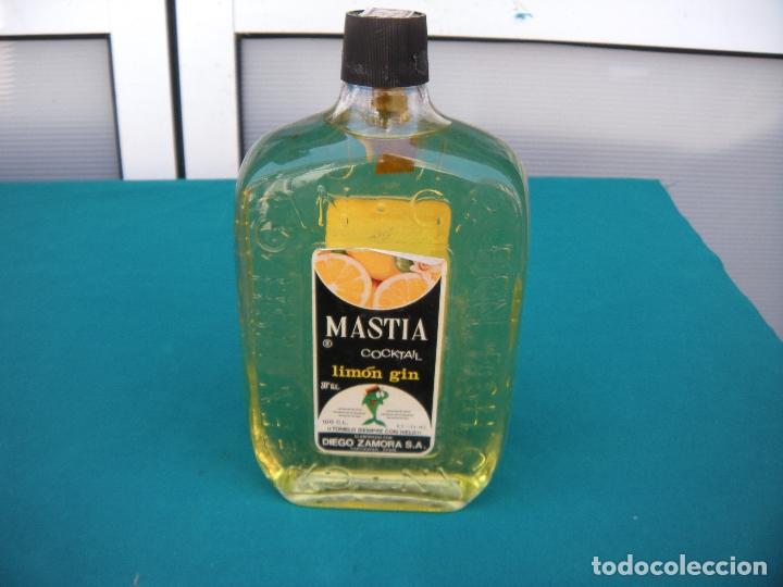 Coleccionismo de vinos y licores: BOTELLA MASTIA COCKTAIL LIM&Oacute;N DIEGO ZAMORA, CARTAGENA MURCIA