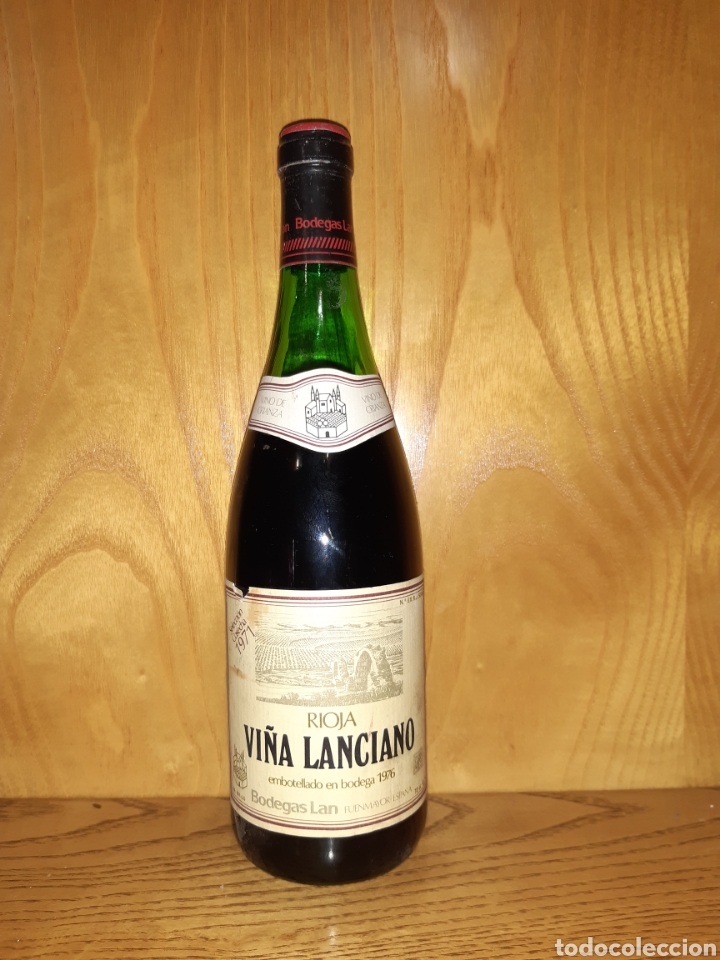 Collectionnisme de vins et liqueurs: Rioja vi&ntilde;a lanciano 1976