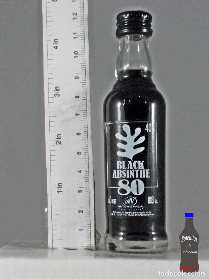 Sammlung von Weinen und Lik&ouml;ren: BOTELLITA BOTELLIN BLACK ABSINTHE 80 ANTONIO NADAL MALLORCA