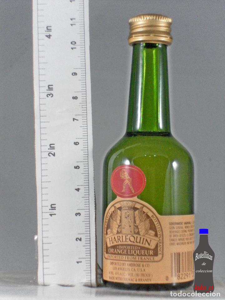 Coleccionismo de vinos y licores: BOTELLITA BOTELLIN HARLEQUIN IMPORTED ORANGE LIQUEUR BRANDY FRANCE