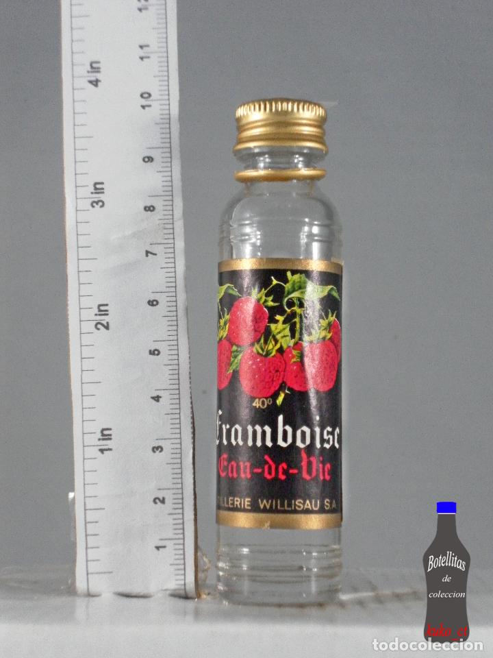 Colecionismo de vinhos e licores: BOTELLITA BOTELLIN FRAMBOISE EAU DE VIE DISTILLERIE WILLISAU S.A.
