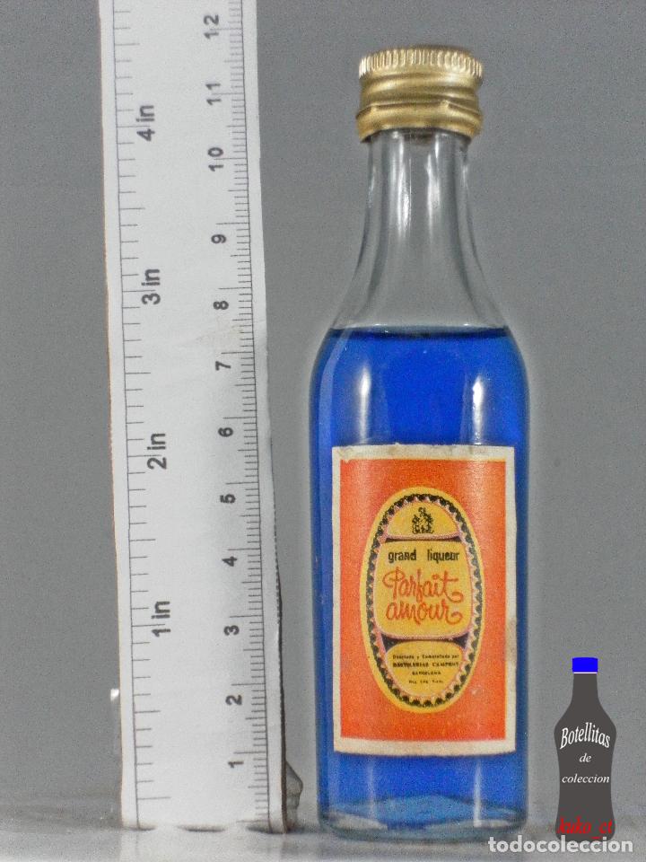 Sammlung von Weinen und Lik&ouml;ren: BOTELLITA BOTELLIN GRAND LIQUEUR PARFAIT AMOUR DESTILERIAS CAMPENY