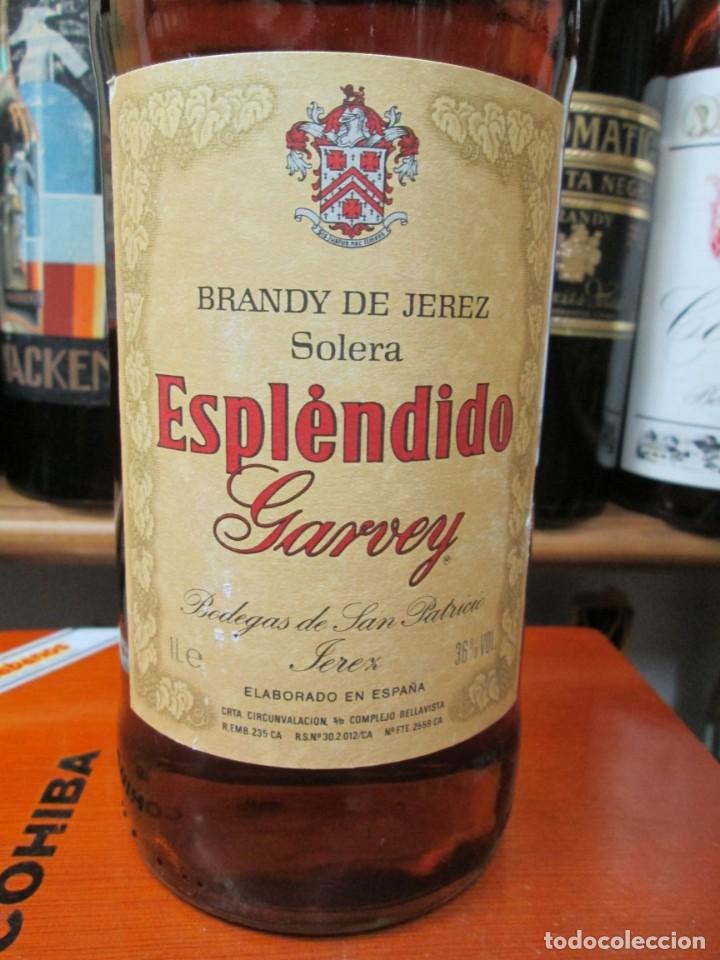 Coleccionismo de vinos y licores: ANTIGUA BOTELLA BRANDY CO&Ntilde;AC, ESPLENDIDO - Foto 2