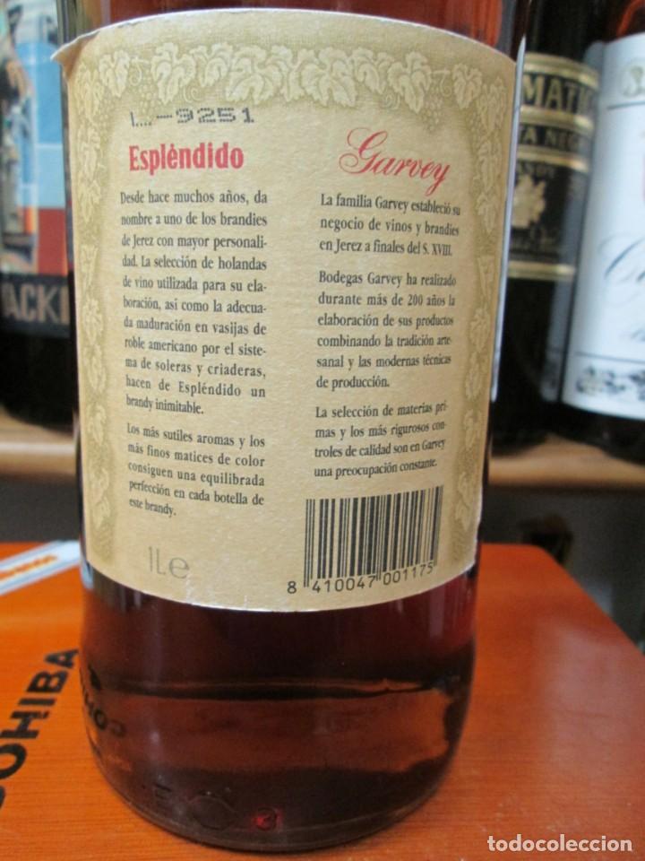 Coleccionismo de vinos y licores: ANTIGUA BOTELLA BRANDY CO&Ntilde;AC, ESPLENDIDO - Foto 3