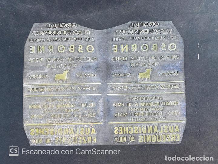 Colecionismo de vinhos e licores: SELLO DE IMPRENTA DE LA CASA OSBORNE. NUEVO. PERFECTO ESTADO. VER FOTOS