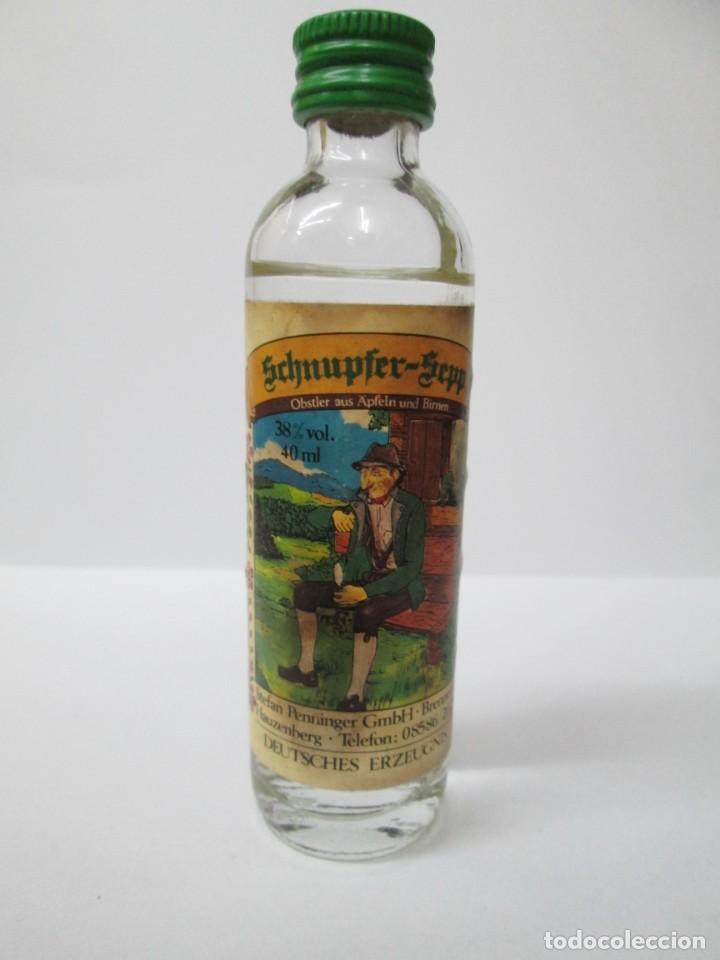 Coleccionismo de vinos y licores: ANTIGUO BOTELLIN BRANDY CO&Ntilde;AC, SCHNUPFER-SEPP