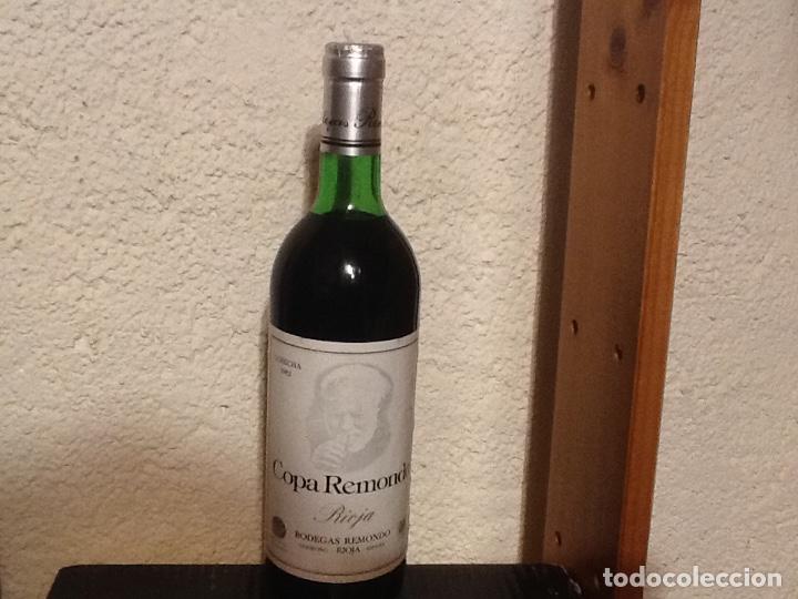 Coleccionismo de vinos y licores: BOTELLA DE VINO TINTO RIOJA COPA REMONDO 1982 BODEGAS REMONDO