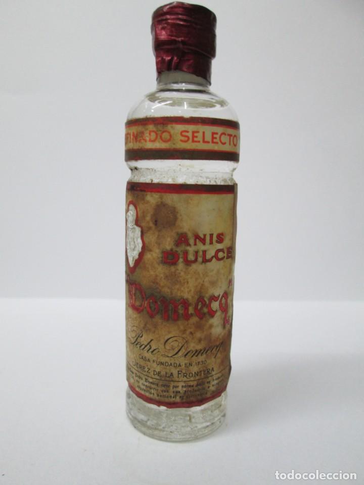 Coleccionismo de vinos y licores: ANTIGUO BOTELLIN BRANDY CO&Ntilde;AC, ANIS DULCE DOMECQ