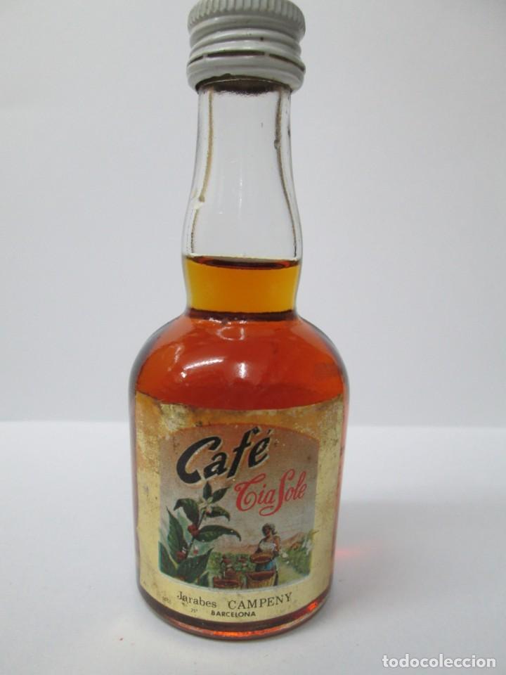 Coleccionismo de vinos y licores: ANTIGUO BOTELLIN BRANDY CO&Ntilde;AC, CAFE TIA SOLE