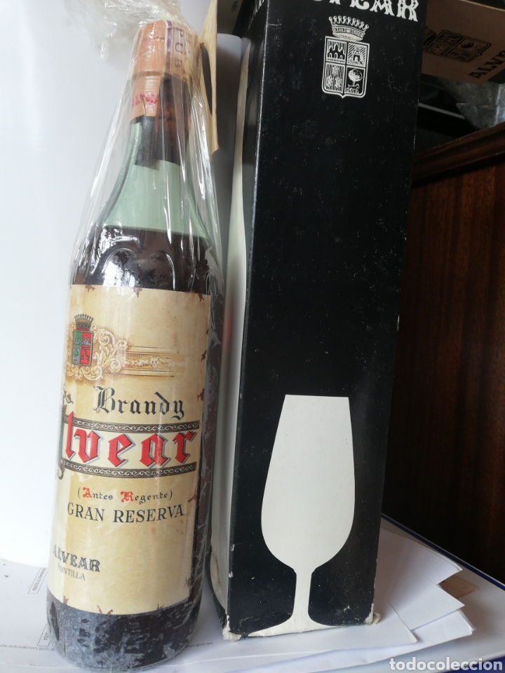 Coleccionismo de vinos y licores: Brandy Alvear, Gran Reserva, antes Regente