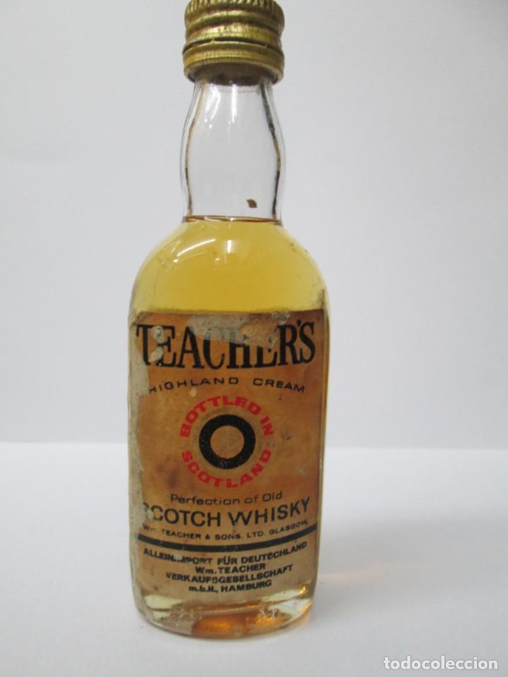 Coleccionismo de vinos y licores: ANTIGUO BOTLLIN BRANDY CO&Ntilde;AC, TEACHER'S WHISKY