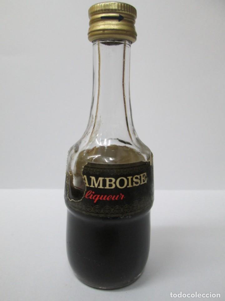 Coleccionismo de vinos y licores: ANTIGUA ETIQUETA BRANDY CO&Ntilde;AC, AMBROSIE LICOR, MARIE BRIZARD