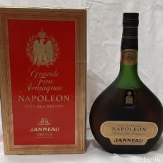 Coleccionismo de vinos y licores: ANTIGUA BOTELLA VERY OLD BRANDY NAPOLEON GRANDE FINE ARMAGNAC.