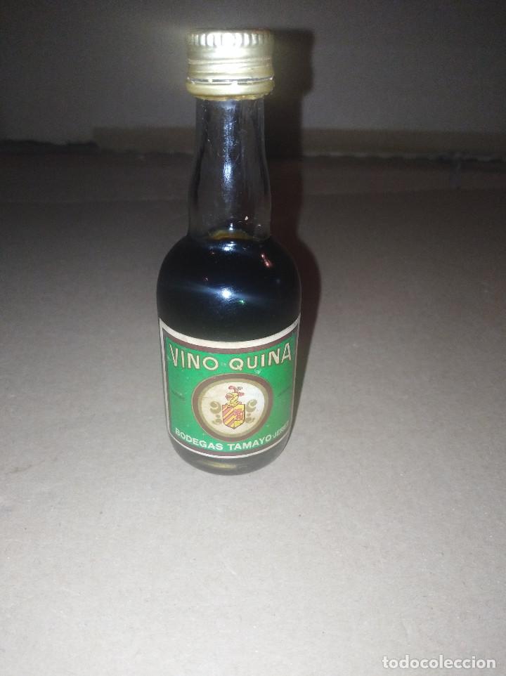Coleccionismo de vinos y licores: botella botellin vino quina bodegas tamayo jerez cadiz