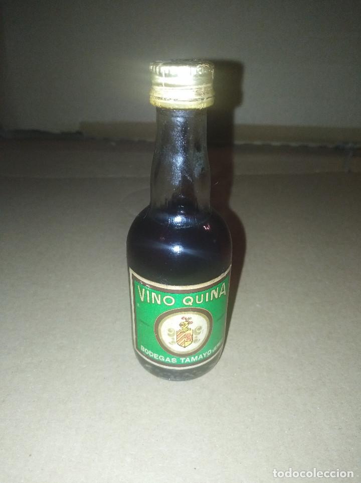Coleccionismo de vinos y licores: botella botellin vino quina bodegas tamayo jerez cadiz